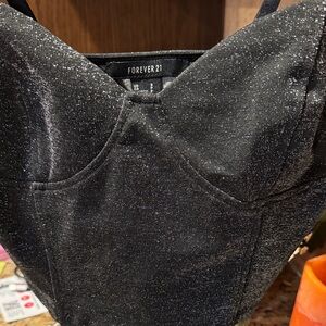 Forever 21 Shimmering Black Camisole